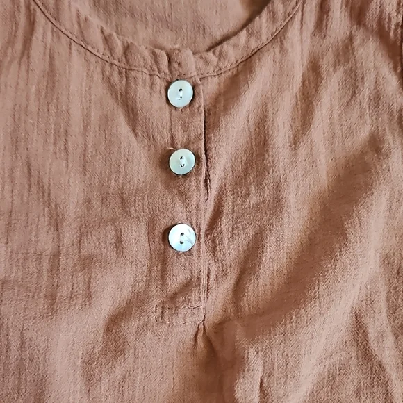 Lemon Kids Set in Warm Brown, Bonnet And Bubble Romper - Picture 3 of 10